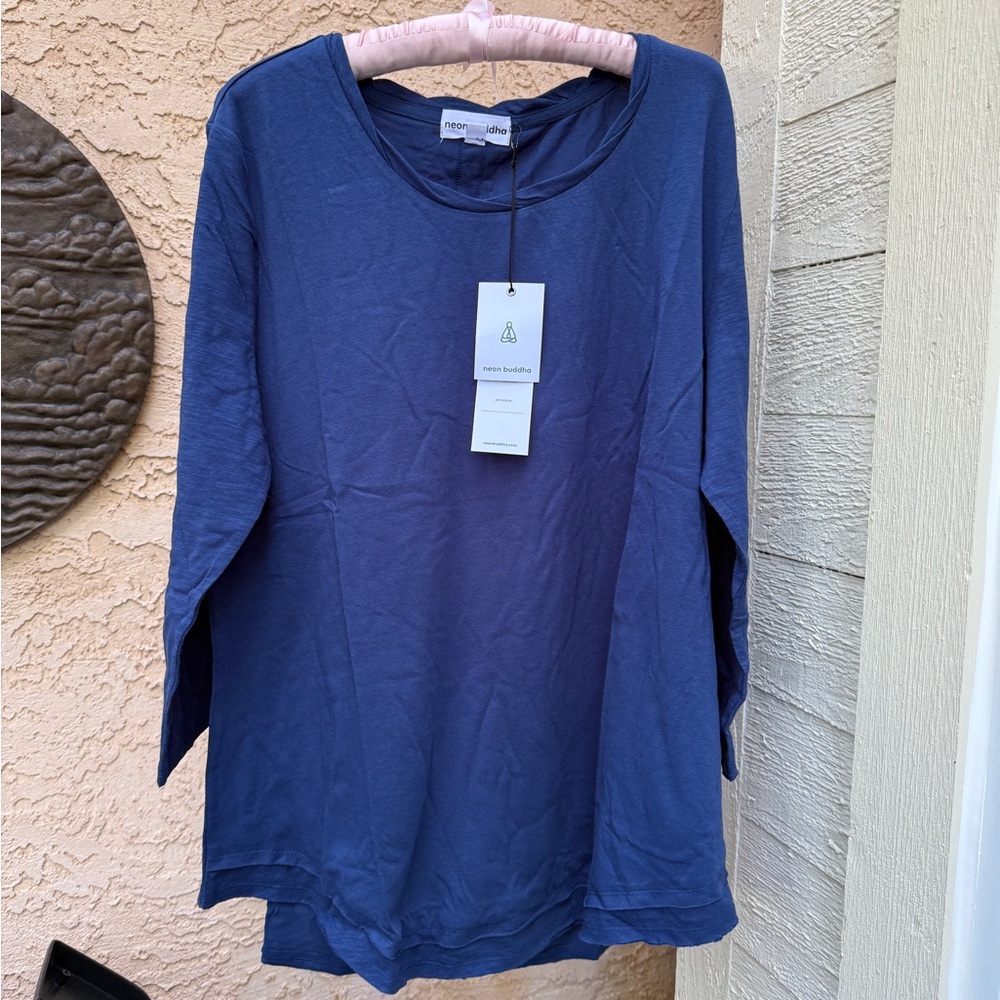 Neon Buddha Blue Top